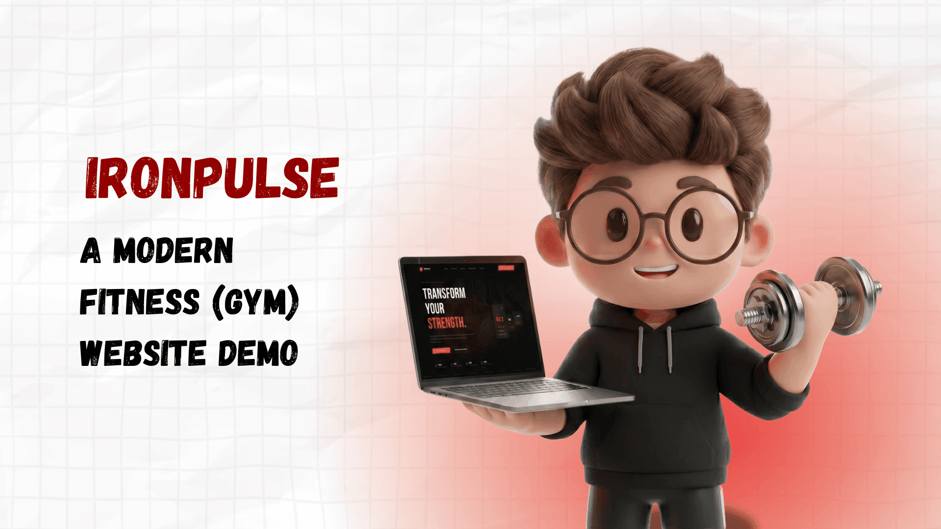 IronPulse Fitness – Gym Website Concept